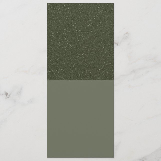 Moss Glitter Block Flat Program – Customisable (Front)