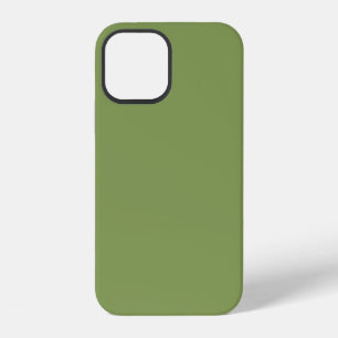 Moss Green Accent Background Colour Customise this iPhone Case