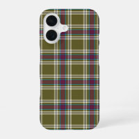 Moss Green and Purple Plaid