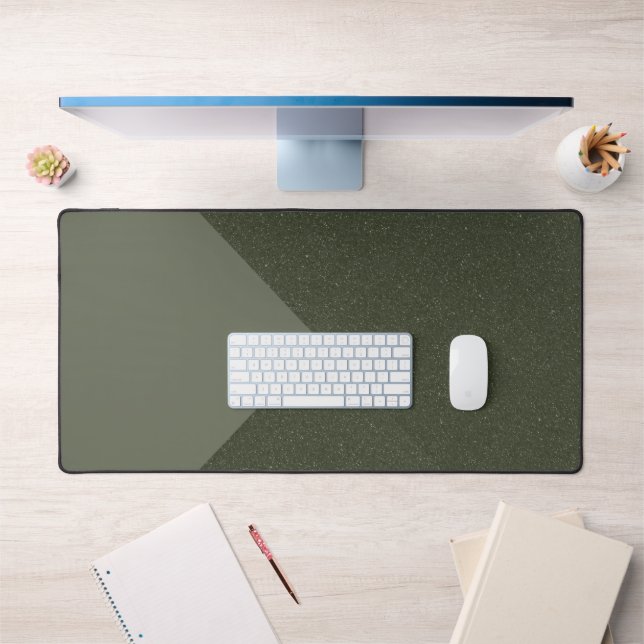 Moss Green Arrow Desk Mat Customisable (Office 1)