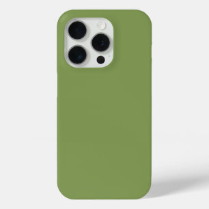 Moss Green Background Colour Customise this iPhone 15 Pro Case