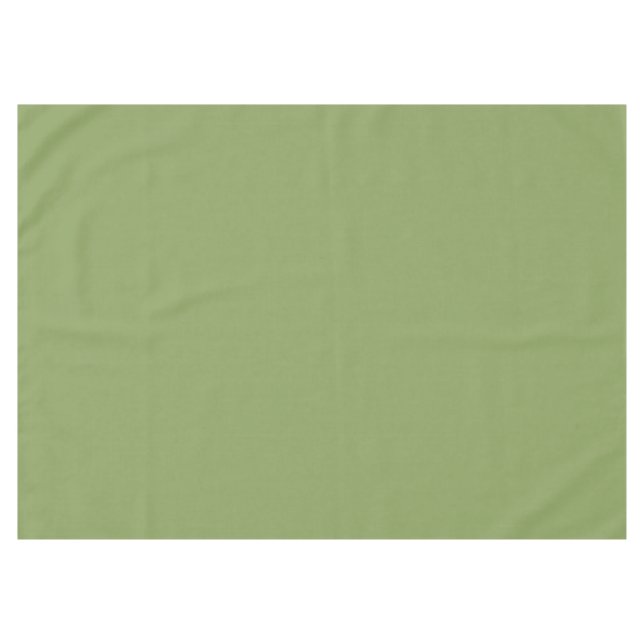 Moss Green Background Colour Decor Customise this Tablecloth (Front (Horizontal))