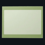 Moss Green Background Solid Colour Customise this Notepad<br><div class="desc">This custom stylish product in solid moss green colour background for yourself or as a gift sure to make an impression in all occasions. Click on the "Customise it!" button to reveal tools to customise this product if you wish using a text editor and an image loader.
Introducing</div>