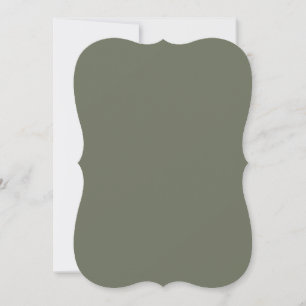 Moss Green Bracket Flat Card (Customisable)
