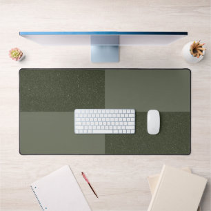 Moss Green Chequered Texture Desk Mat – Customisab