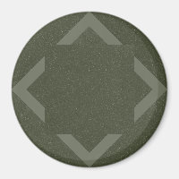 Moss Green Chevron Magnet Design