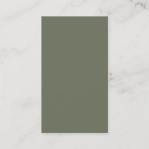 Moss Green Custom Enclosure Card