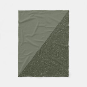 Moss Green Custom Fleece Blanket