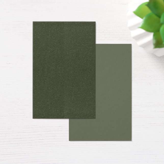 Moss Green Custom Profile Card (Desk)