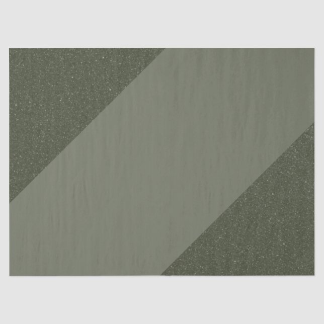Moss Green Custom Tissue Paper (Front)