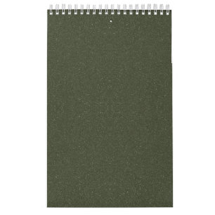 Moss Green Custom Wall Calendar