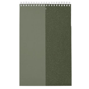 Moss Green Custom Wall Calendar