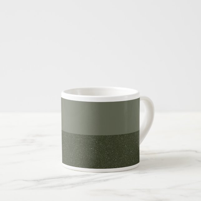 Moss Green Designer Speciality Mug – Customisable (Front Right)