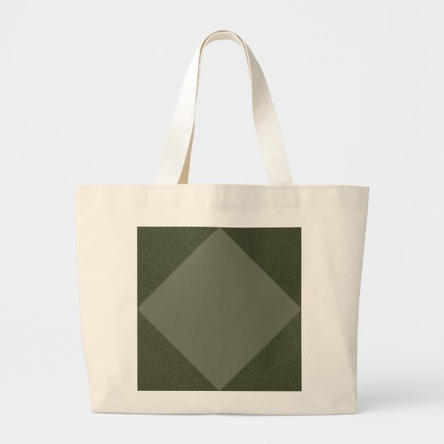 Moss Green Diamond Accent - Tote Bag (Front)
