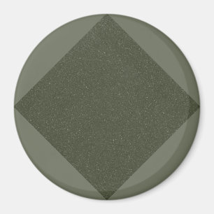 Moss Green Diamond Pattern Magnet