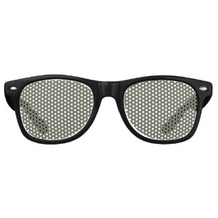 Moss Green Dot Party Sunglasses – Customisable