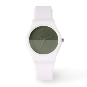 Moss Green Dual Texture Custom Watch