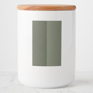 Moss Green Dual Texture Label Jar – Customisable