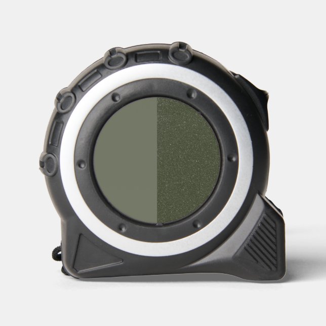 Moss Green Dual Texture Tape Measure – Customise 1 (Front)