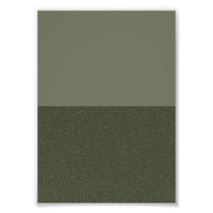 Moss Green Dual-Tone Photo Enlargement – Customise Print