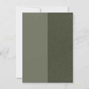 Moss Green Dual-Tone Save the Date – Customisable
