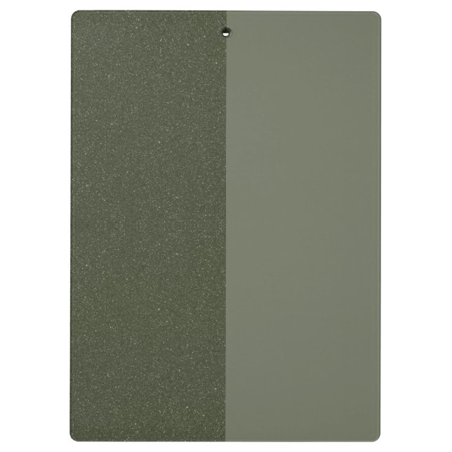 Moss Green Duo Clipboard – Glitter & Matte (Back)