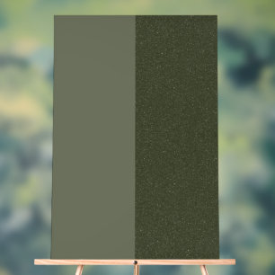 Moss Green Duo-Tone Acrylic Plaque – Customisable Sign