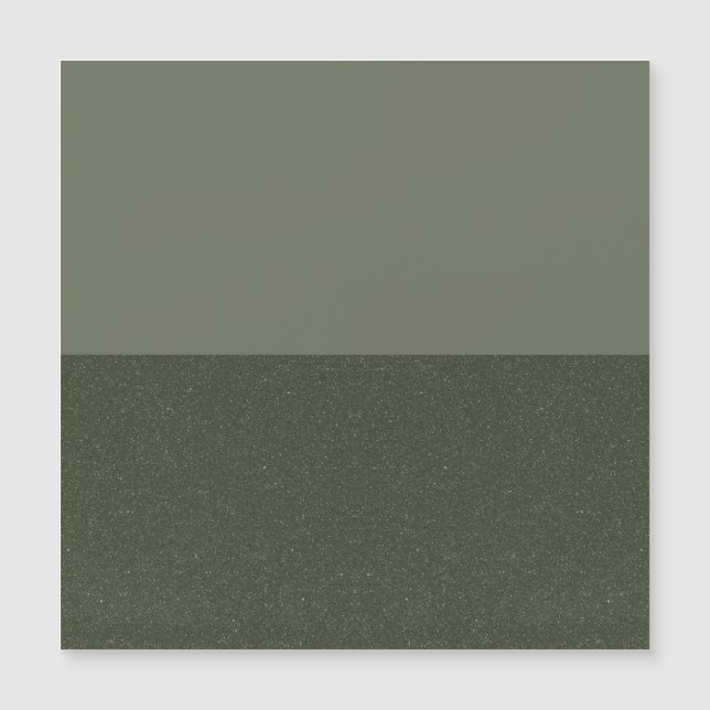 Moss Green Duo-Tone Magnetic Card – Customisable (Front)
