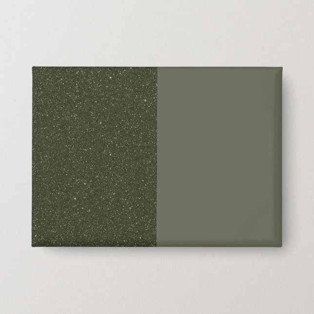 Moss Green Duo-Tone Rectangle Button – Customise (Front)