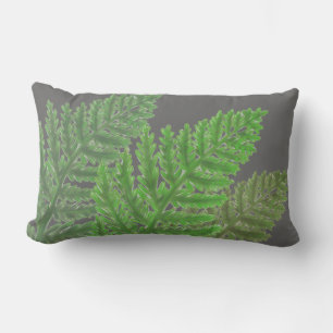 Moss Green Fern Lumbar Cushion