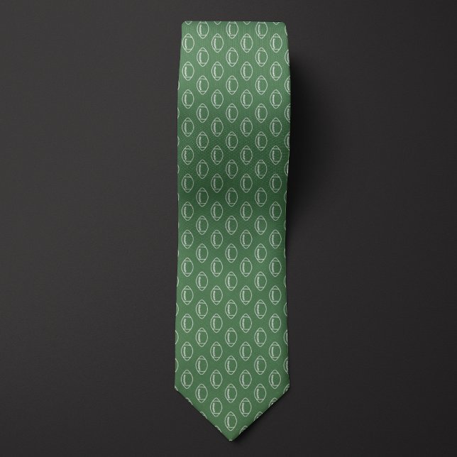 Moss Green Football Tie (Creator Uploaded)
