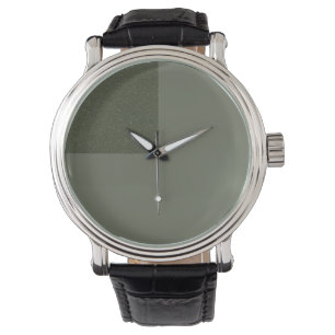 Moss Green Geometric Watch – Customisable