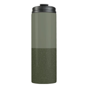 Moss Green Half Textured Tumbler – Customisable