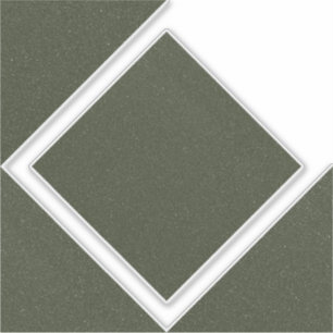 Moss Green Hollow Diamond Vinyl Sticker