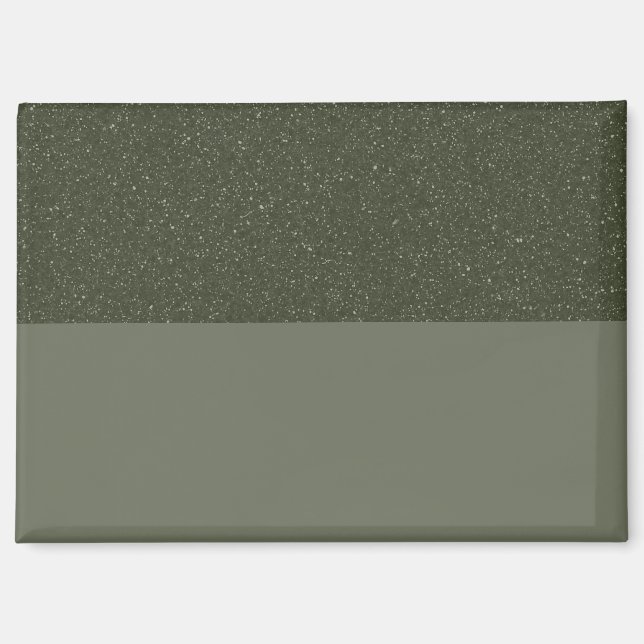 Moss Green Magnet (Top Texture Panel) – Customise (Front)