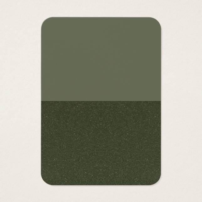 Moss Green Matte & Textured Bulk Profile Cards (Front)