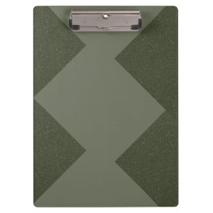 Moss Green Modern Custom Clipboard