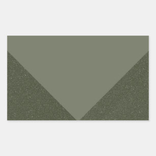 Moss Green Modern V-Cut Sticker