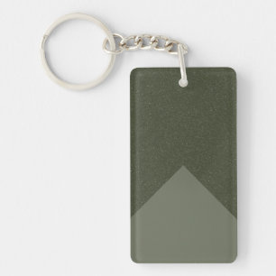 Moss Green Mountain Acrylic Keychain – Customise