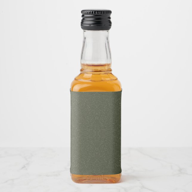Moss Green Noise Effect Bottle Label – Customise (Front)