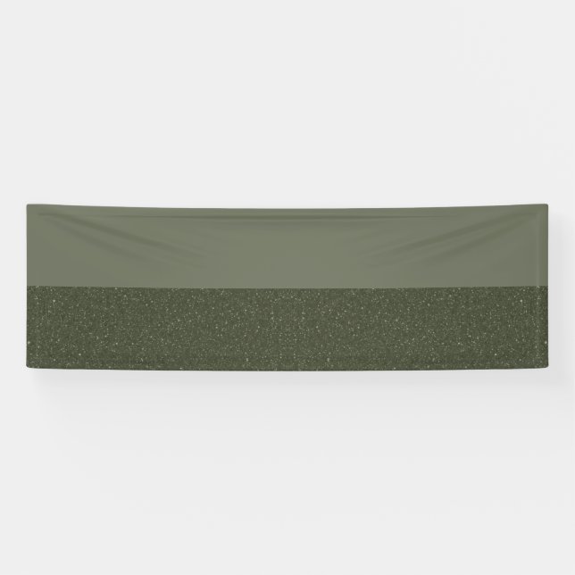 Moss Green Noise Effect Custom Banner (Horizontal)