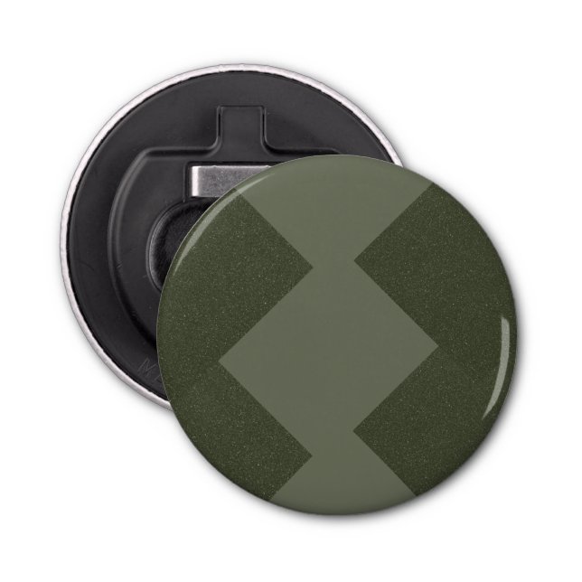 Moss Green Pocket Bottle Opener – Customisable (Front)