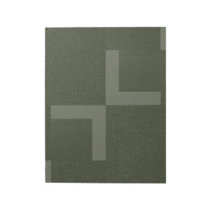 Moss Green Rotating Corners Notepad – Customisable