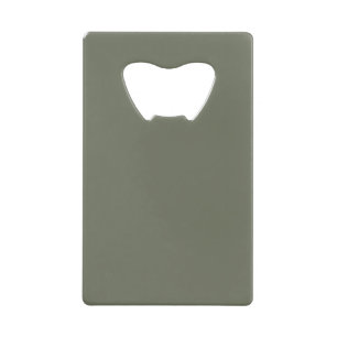 Moss Green Slim Bottle Opener – Customisable