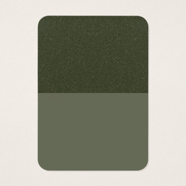 Moss Green Split Matte & Textured Cards (Custom) (Front)