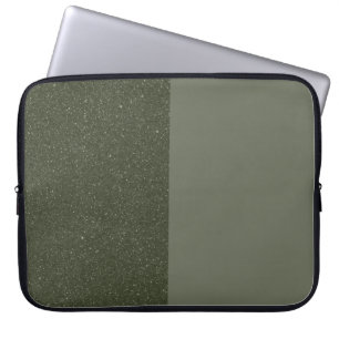 Moss Green Split Texture Laptop Sleeve – Customise