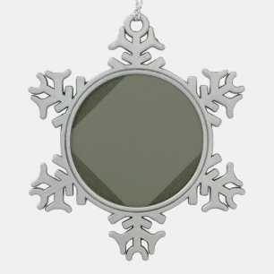 Moss Green Split Texture Ornament – Customisable