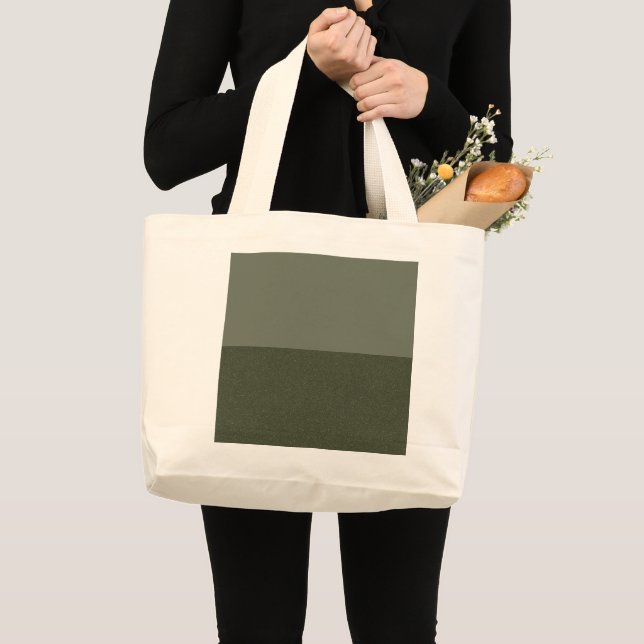 Moss Green Split Texture Tote Bag – Customisable (Front (Product))