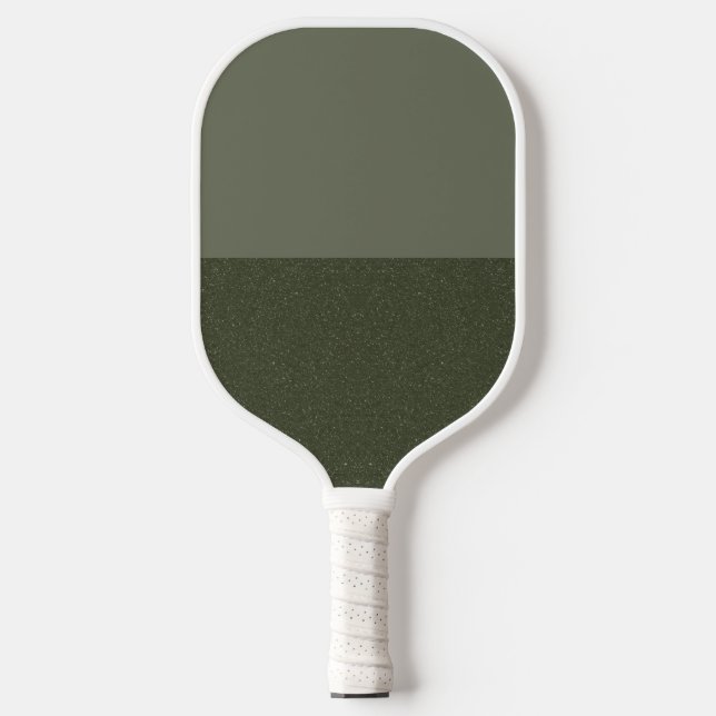 Moss Green Split-Tone Pickleball Paddle - Custom (Front)