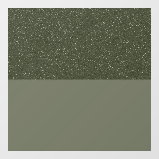 Moss Green Split Window Cling – Custom (Sheet)
